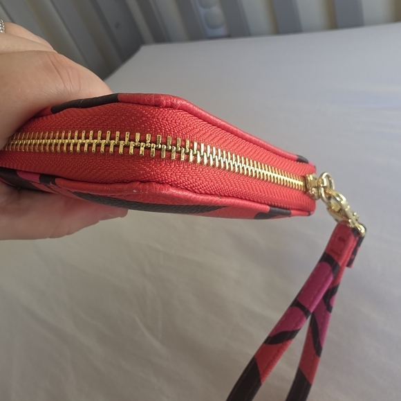 Betsey Johnson Pink and Black Floral Wallet - Picture 7 of 11